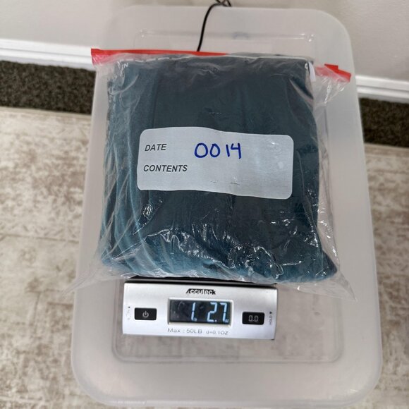 Soft Surroundings Shirt Womens Large Teal Blue Velvet Button Front Long Sleeve - Picture 10 of 10